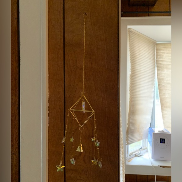 New Colorful Metal Rainbow Star Moon Wind Chimes Sun Catcher Window Home Decor - Picture 5 of 12